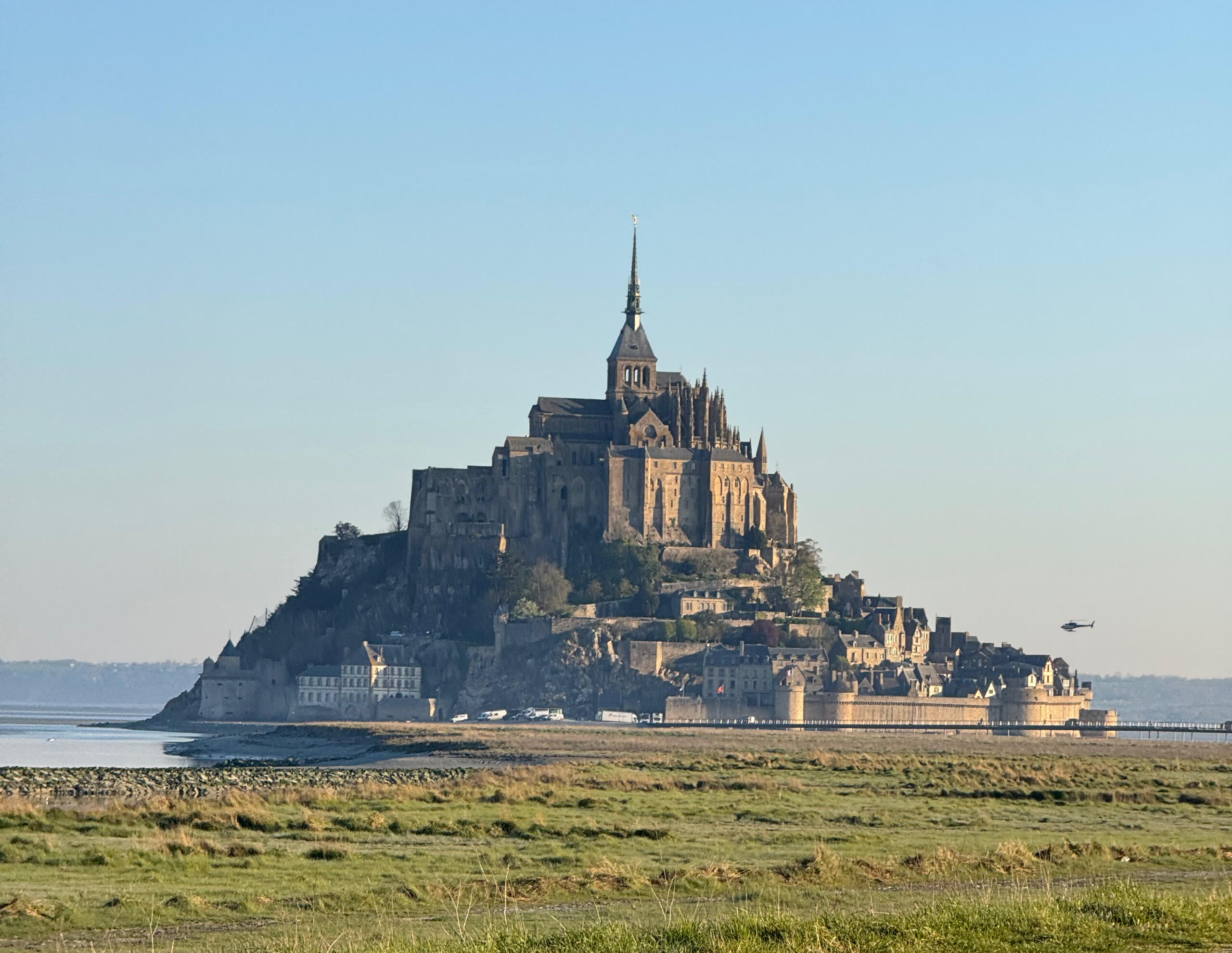 Les polders devant le Mont Saint-Michel